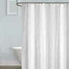 Factory Price 280x200CM White Shower Curtains Liner Waterproof Thicken Bath Curtain Solid Polyester Home Bathroom Accessories