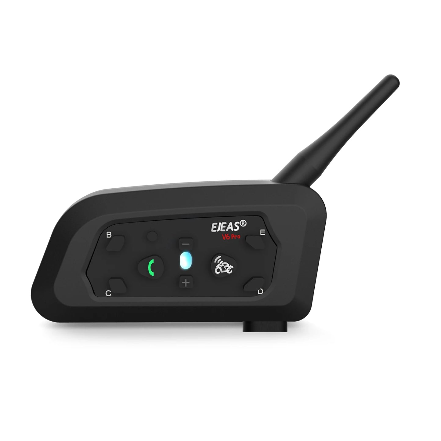 EJEAS V6 Pro Bluetooth Motorcycle Communicator Helmet Intercom Moto Headset With Mic 1200m  for 6 Riders