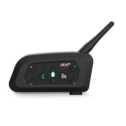 EJEAS V6 Pro Bluetooth Motorcycle Communicator Helmet Intercom Moto Headset With Mic 1200m  for 6 Riders