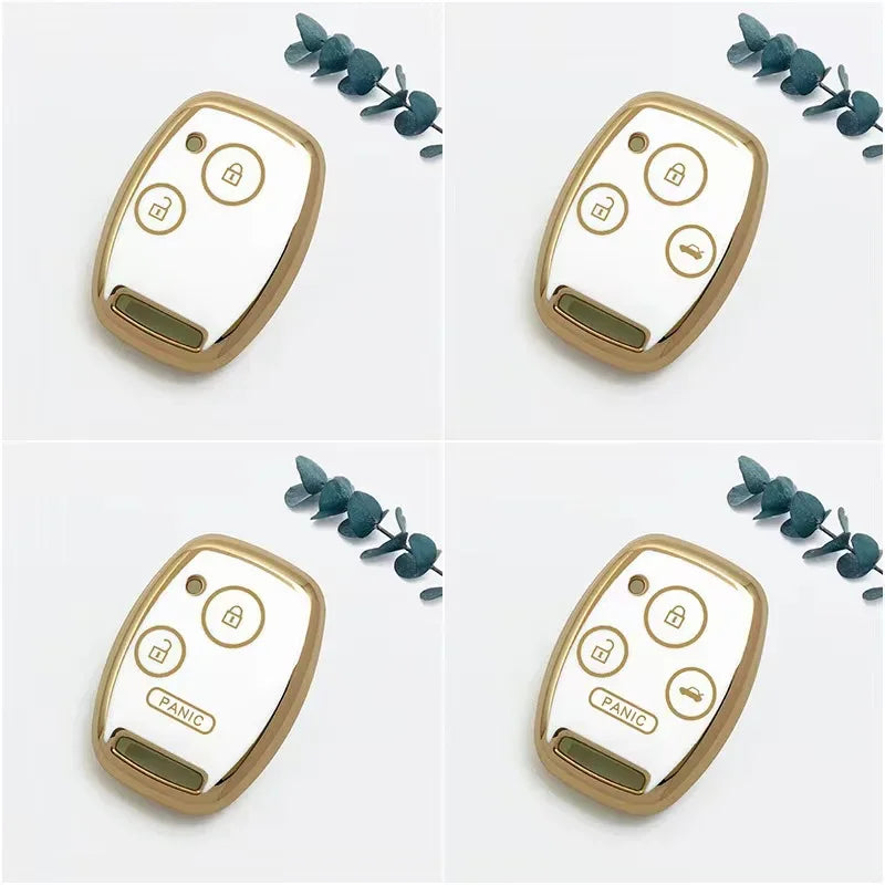 New for Honda Fit TPU Car Key Case Shell Cover Protective Key Fob Bag for Accord Civic CRV CR-V Pilot Insight Ridgeline