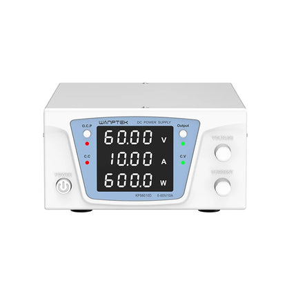 WANPTEK BENCH DC ADJUSTABLE POWER SUPPLY, DC POWER SOURCE, 60V 10A, LAB, REPAIR, ELECTRONICS DESIGN, ELECTROPLATE, KPS6010D