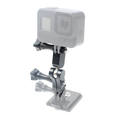 Universal Aluminum Arm Adapter Mount Bracket Connector W/ Knob 1/4'' Inch Screw for GoPro for OSMO Action YI Sports DSLR Cameras