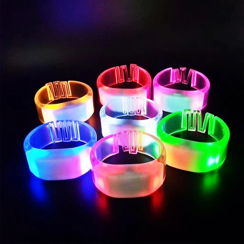 Finegreen Custom logo Remote Led Bracelet Remote Led Bracelet for Party Sport Event