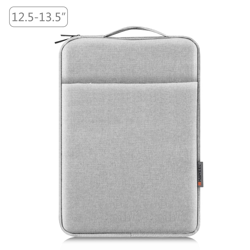 HAWEEL 15-16.7 Inch Laptop Sleeve Case Multi-Function Nylon Storage Briefcase Bag with Zipper Handle Elegant Handbag Design