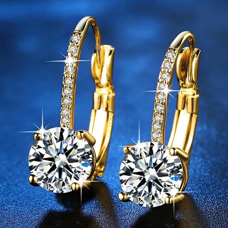 Elegant Fashion Earrings Minimal Design Women Daily Wear Jewelry Earrings