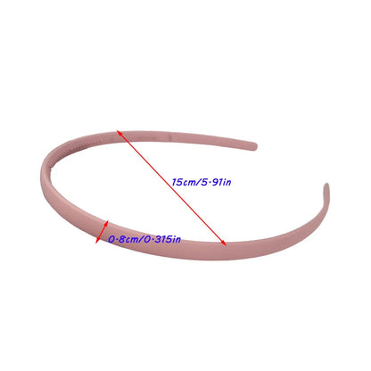 New Thin Edge Frosted Hair Hoop Non-slip with Teeth  Candy Color Girls Wash A Face Makeup Hair Band Korean Hair Accessories