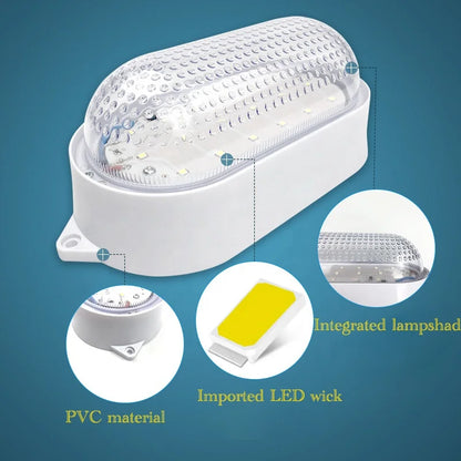 8W IP65 Waterproof Cold Storage LED Lamp for Home Kitchen Cool White Light