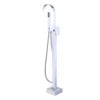 Floor Mounted Bath&Shower Faucet Bathroom Equipped with Handheld Shower Brass Free Standing Rainfall Shower Faucet