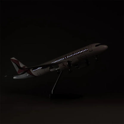 1/80 Arabia Airbus A320 47cm Diecast Aircraft Business Gift ABS Airplane Model Airbus A320 Arabia Airlines