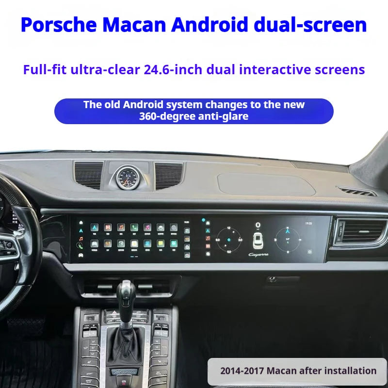 Suitable for 2014-2017 Porsche Macan Modified Android Central Control Large Screen Navigation Car Player Multimedia