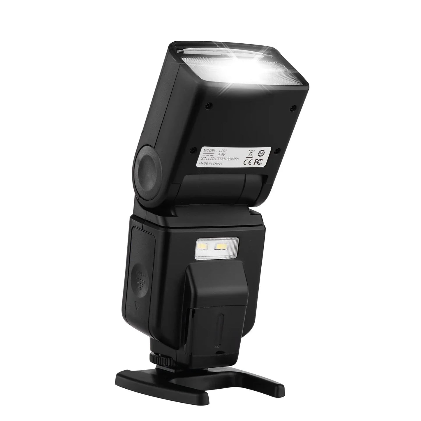 Andoer Universal Flash Speedlite GN40 Adjustable LED Fill Light On-camera Flash for Canon Nikon Olympus Pentax DSLR Cameras