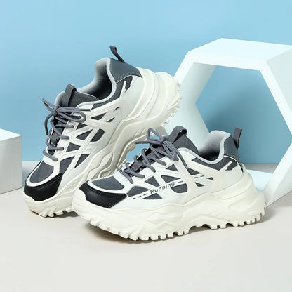 Women's & Men's 2026 Lighted Summer Platform Flat White Pink Casual Trainers Chunky Sport Sneakers Running Walking Shoes