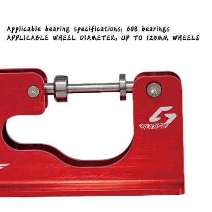 Sunisif Roller Skates Bearing Removal Tool 608 Double-row Disassembly Equipment Aluminum Alloy Skateboard Inline Skating No