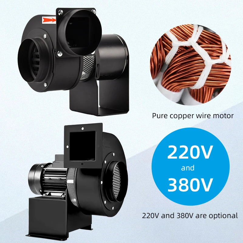 Hot Selling Factory Direct Multi-Wing  Centrifugal Fan CY100 A/B 75mm 220V Heat Insulation Blower Strong Industrial Exhaust