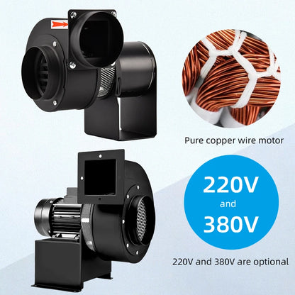 Hot Selling Factory Direct Multi-Wing  Centrifugal Fan CY100 A/B 75mm 220V Heat Insulation Blower Strong Industrial Exhaust