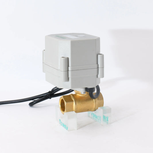 3/8" DN10 Electric Actuator Electric Water Valve Motorized Ball Valve 12v with Feedback Wire by PDG ibma