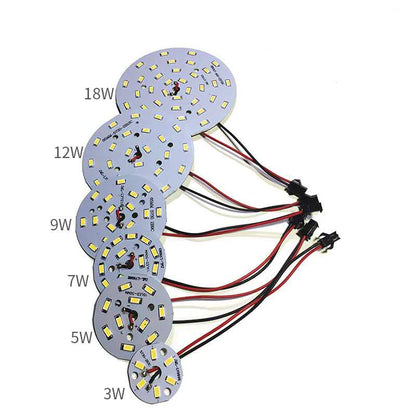 High Brightness LED 5730SMD Lamp Bead Light Board Bulb Round Transformation Light Source 3-18W 32-100MM Tile Wick Modified bulb