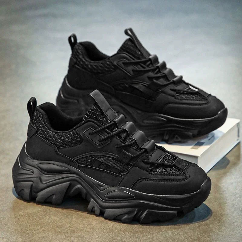 Wholesale of New High Top Casual Board Shoes for Men's  Sports White Shoes with Lace up Leather Surface Men's Board Shoes