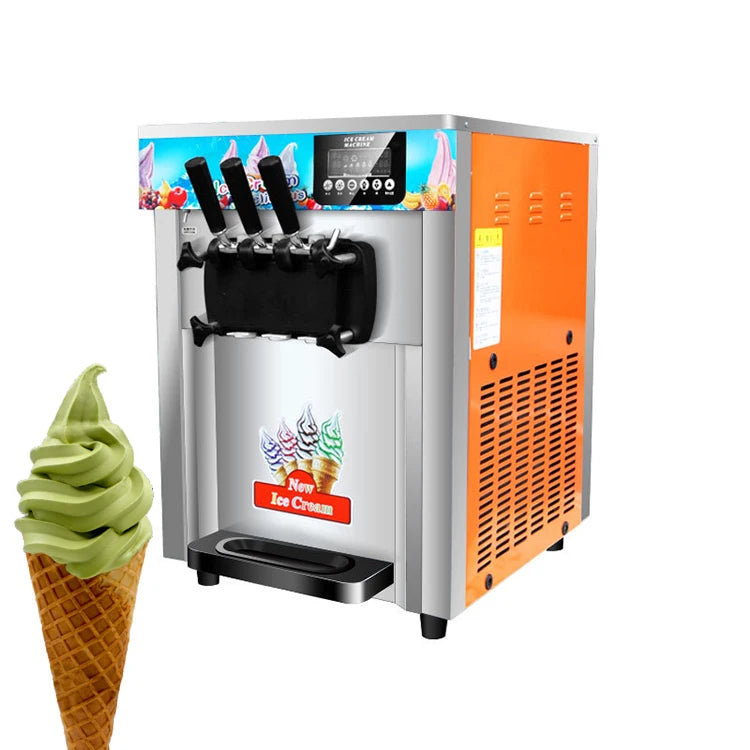 Home Ice Cream Vending Machine Cone Automatic Homemade Ice Cream Cart Ice Cream Machine