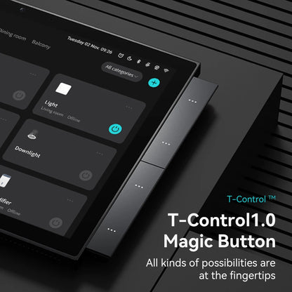 TUOAN Tuya Smart 10 Inch Touch Screen Control Panel Smart Home System  Wifi Zigbee Blue Tooth Gateway Built-in Alexa