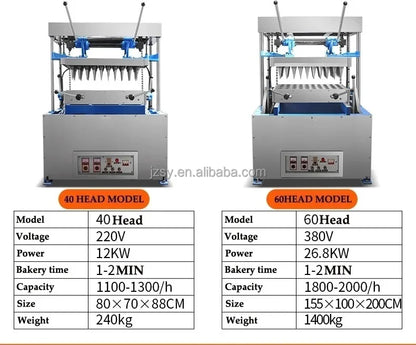 High Quality Wafers Biscuit Icecream Cone Maker Baking Line Machine Ice Cream Cone Making Machine Price