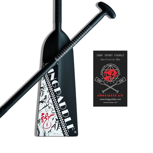 Wholesale Kingpaddle IDBF Approved Carbon Fiber Adjustable Dragon Boat Paddle by PDG ibma