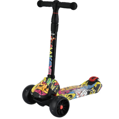 High Quality Foldable Kick Scooter Three Wheel Children Scooter with Led Light