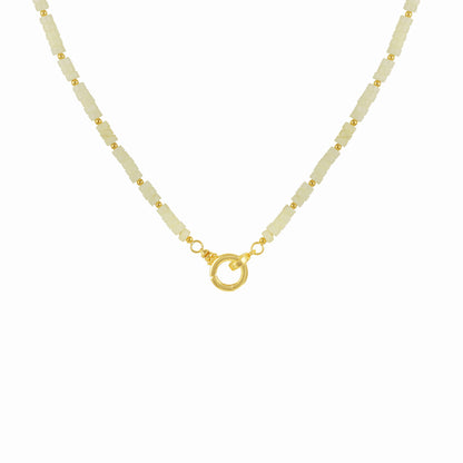 86 YORK Brand Classic Simple Gray Red Stone Necklace Collarbone Fashion Metal Chain Necklace for Women
