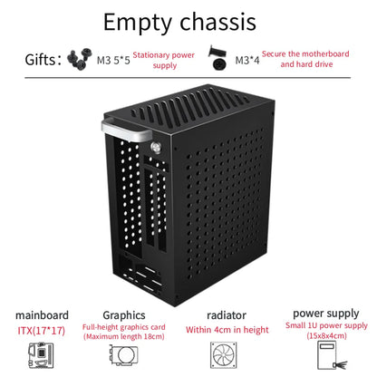 High Quality Desktop ITX Case for Home Computers Mini-ITX Form Factor Adapted to FLEX Power Supplies Most Popular Product Stock