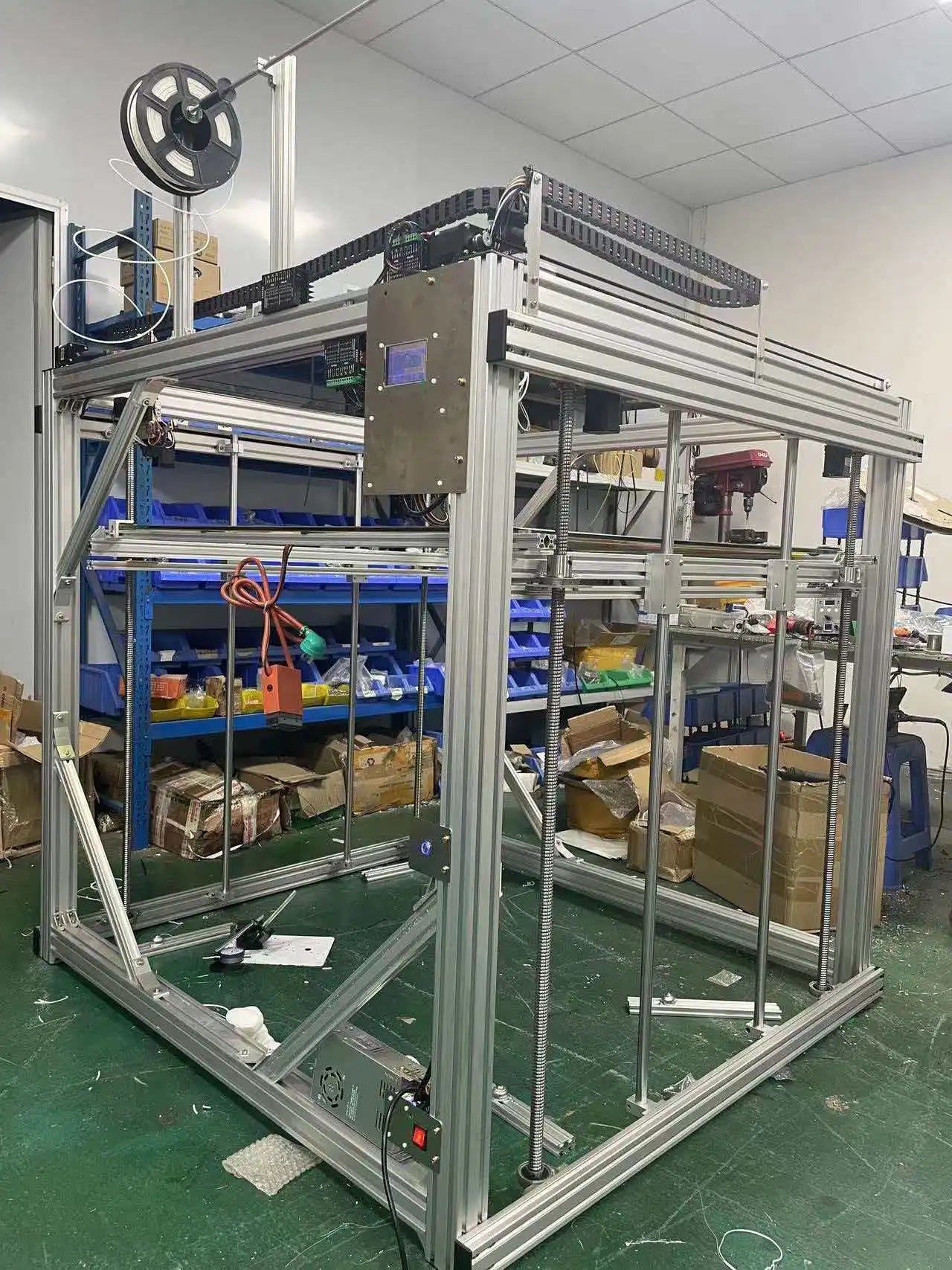 ActionLasers Fine Quality Industrial 3D Printer with Dual Extruder PLA Support Semi-Automatic FDM Machine