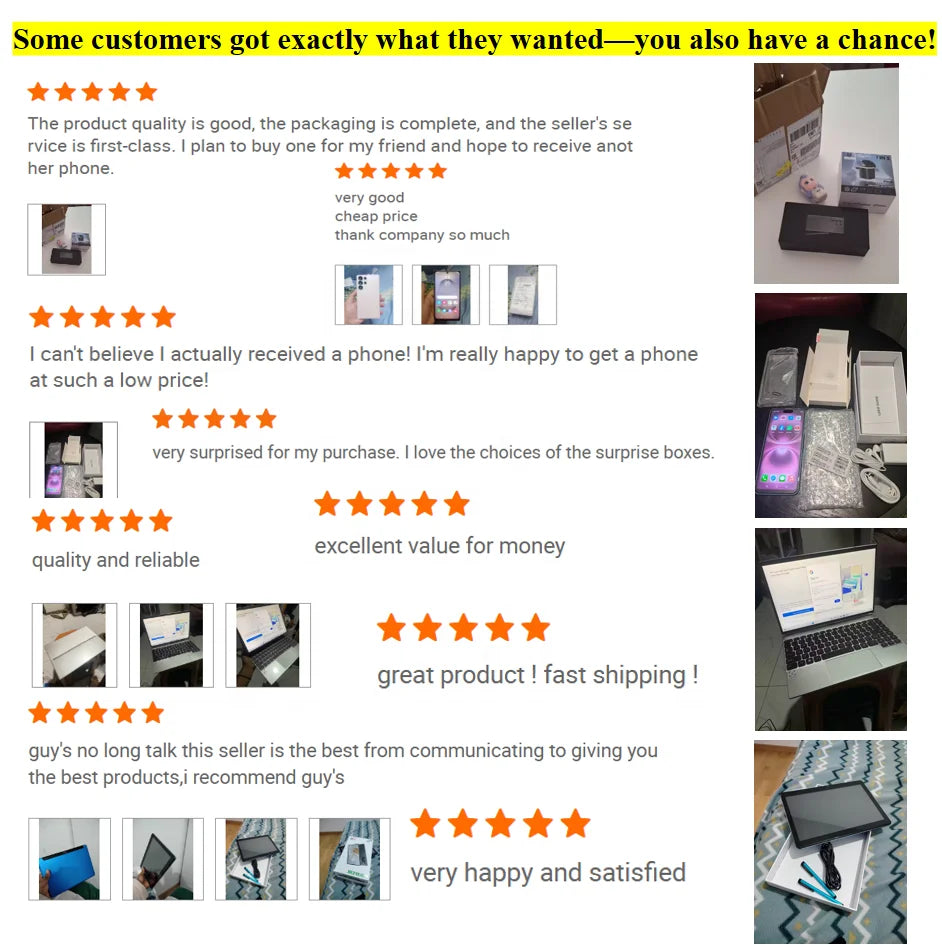 Large Surprise Mystery Blind Box Surprise Gift Tech Electronics 3c Lucky Gaming 5g Smartphone Large Mystery Box