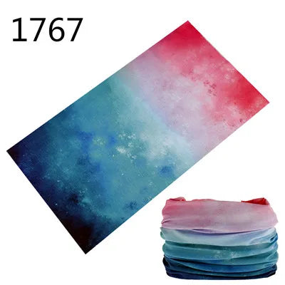 100% Polyester Solid color Microfiber Tubular Multifunction Motorcycle Scarf sports Headband Seamless Tube Bandanas Face Mask