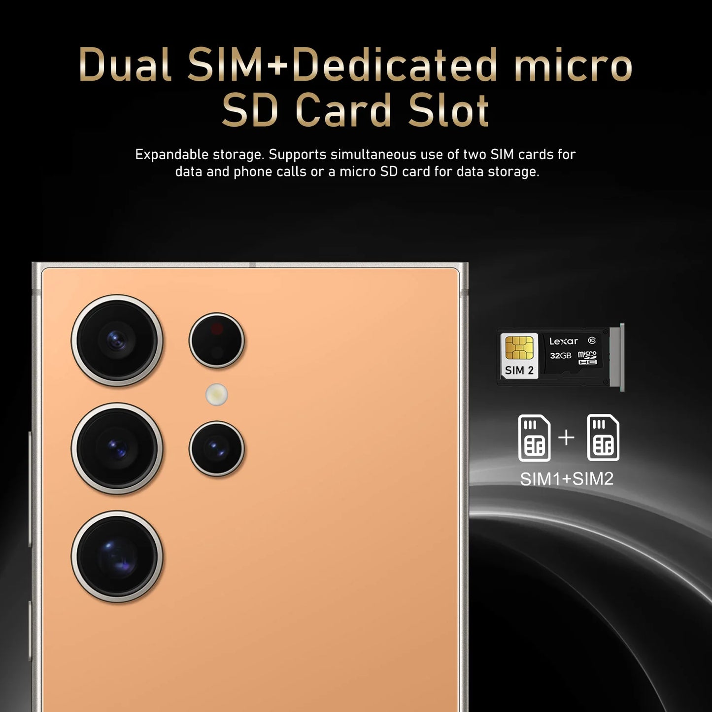 Wholesales S24 Ultra 7.4inch 512GB Telephone Unlock 4G Smartphone Android 14.0 Cell Phone S23 S24 Mobile Phones