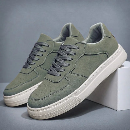 New Breathable Little White Shoes Men's Trend Everything Inside Heightener Sports Shoes Casual Running Daddy Shoes