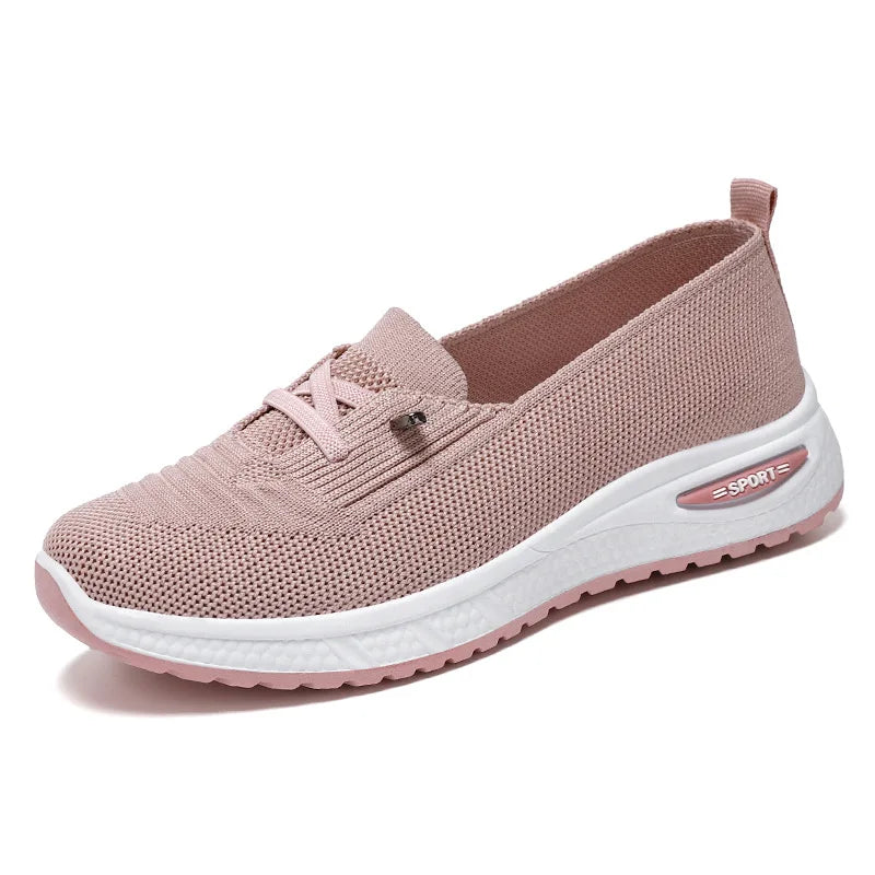 Fashion New Design Women's Shoes Casual Sports Walking Flying Weaving Shoes Women's Running Shoes