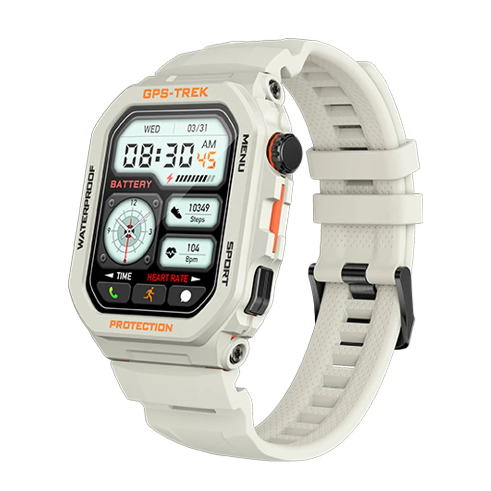 2024 FT61 Smart Watch for Men BT Call Health Monitoring 1.75inch Screen IP68 Waterproof GPS Positioning Sport Smartwatch