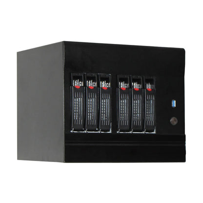 Hot Swap 6 Bays Desktop NAS Server case Nas Computer case  with USB 3.0 Fits Mini ITX Applied in Office