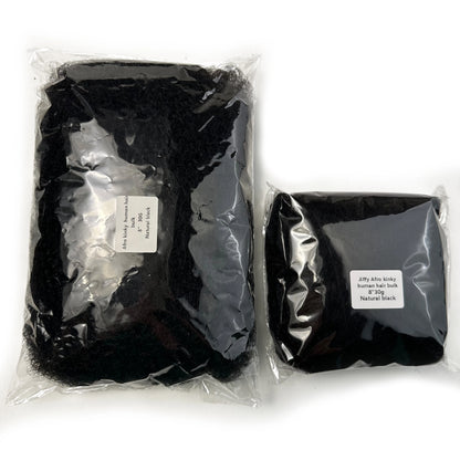 HOHO DREADS Largre Packing Cheveux Nature Wholesale Afro Kinky Bulk Human Hair for Women