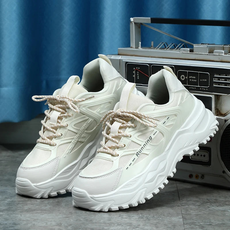 Sneaker Custom Logo Chunky Shoes Zapatos Deportivos Para Hombres Customizable Women Sneakers Breathable Sporty Couple Shoes
