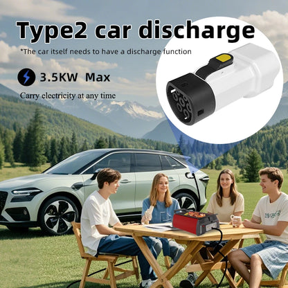 Distributors Wanted Suppliers Ev Products China 3.5kw 16A Portable EV Charger Type2 Charging Pile GBT Car V2L 240V Qiaoyi IP55