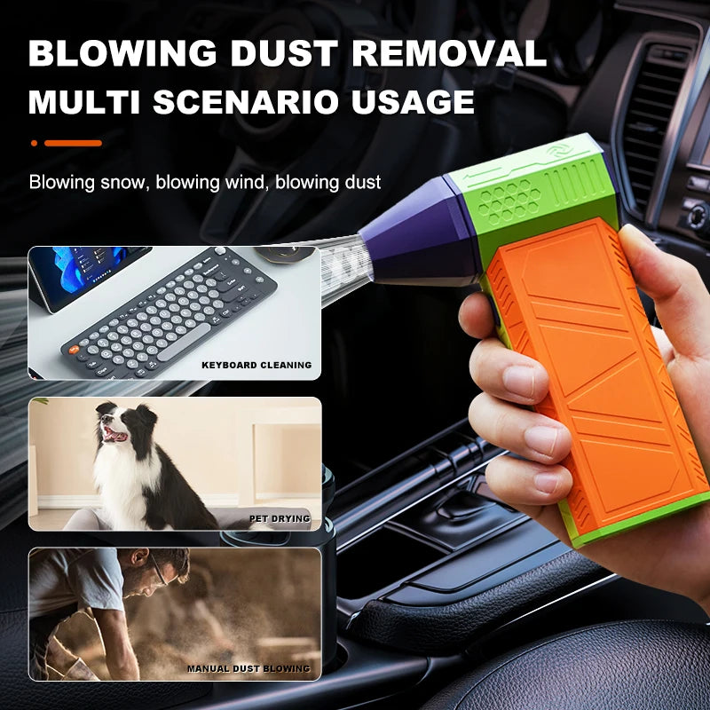 Jarvis Electric Tools Mini Metal Air Blower 130000RPM Portable Wireless Rechargeable Computer Keyboard Cleaning DIY Industrial