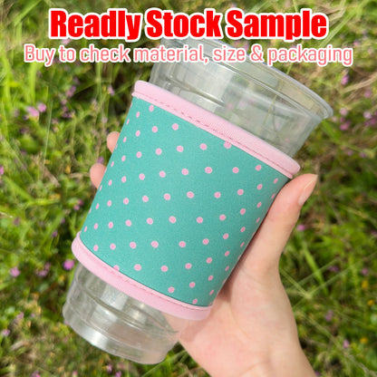 OEM Neoprene Cup Sleeve Custom Coffee Sleeve Custom Beach Portable Coffee Cup Holder for Coffee Holder Diving Material Cup Cover