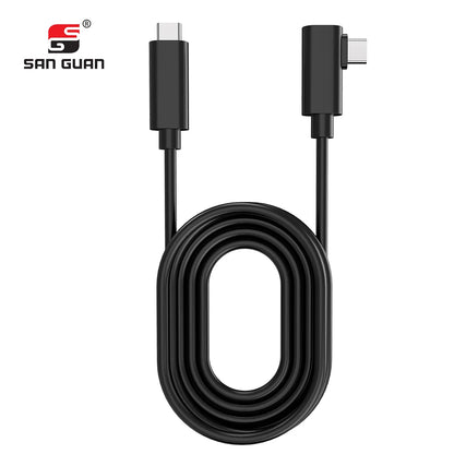 Black 16ft 5m Long Type C Link Cable for Quest 3S/3/2 Meta Quest Pro USBC Cable for Gaming and Charging Fast Speed Data Transfer