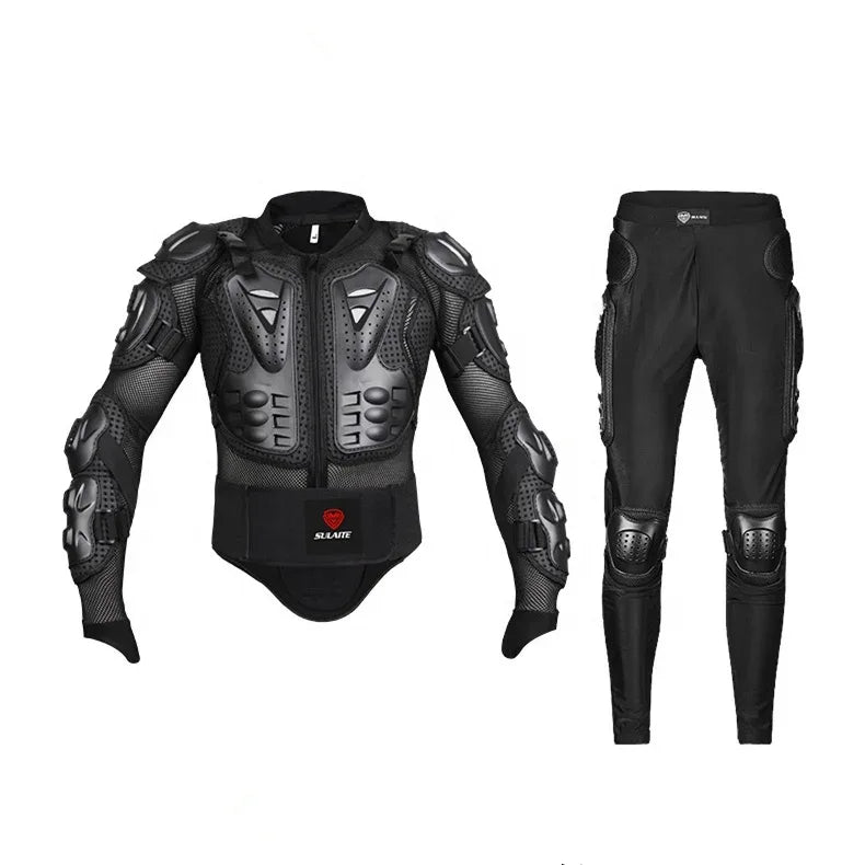 Motocross Protector Armor Motorcycle Jacket and Pants Moto Turtle Protection Riding Clothes Jackets Pant