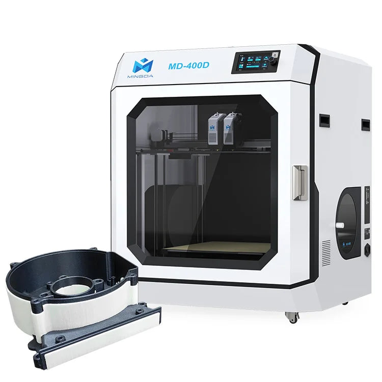 2023 MD-400D Hot Selling IDEX Dual Extruder 3d Printer Filament Extruder Machine