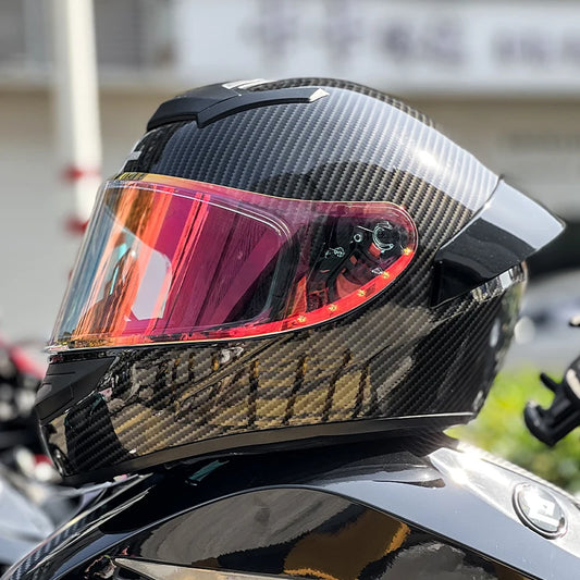 Vintage Moto Casco Masculino Full Face Motorcycle Helmet Quick Release Low Price ABS Accessories Colorful Box Packaging Casco