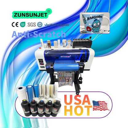 Dtf Uv Printer Laminator All in One Desktop Size