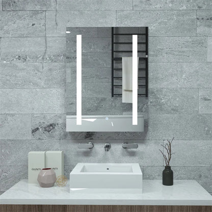RTS Spot 1pcs Newest Arrival Bathroom Cabinet Touch Switch Anti-fog Medicine Cabinet LED Mirror Cabinet