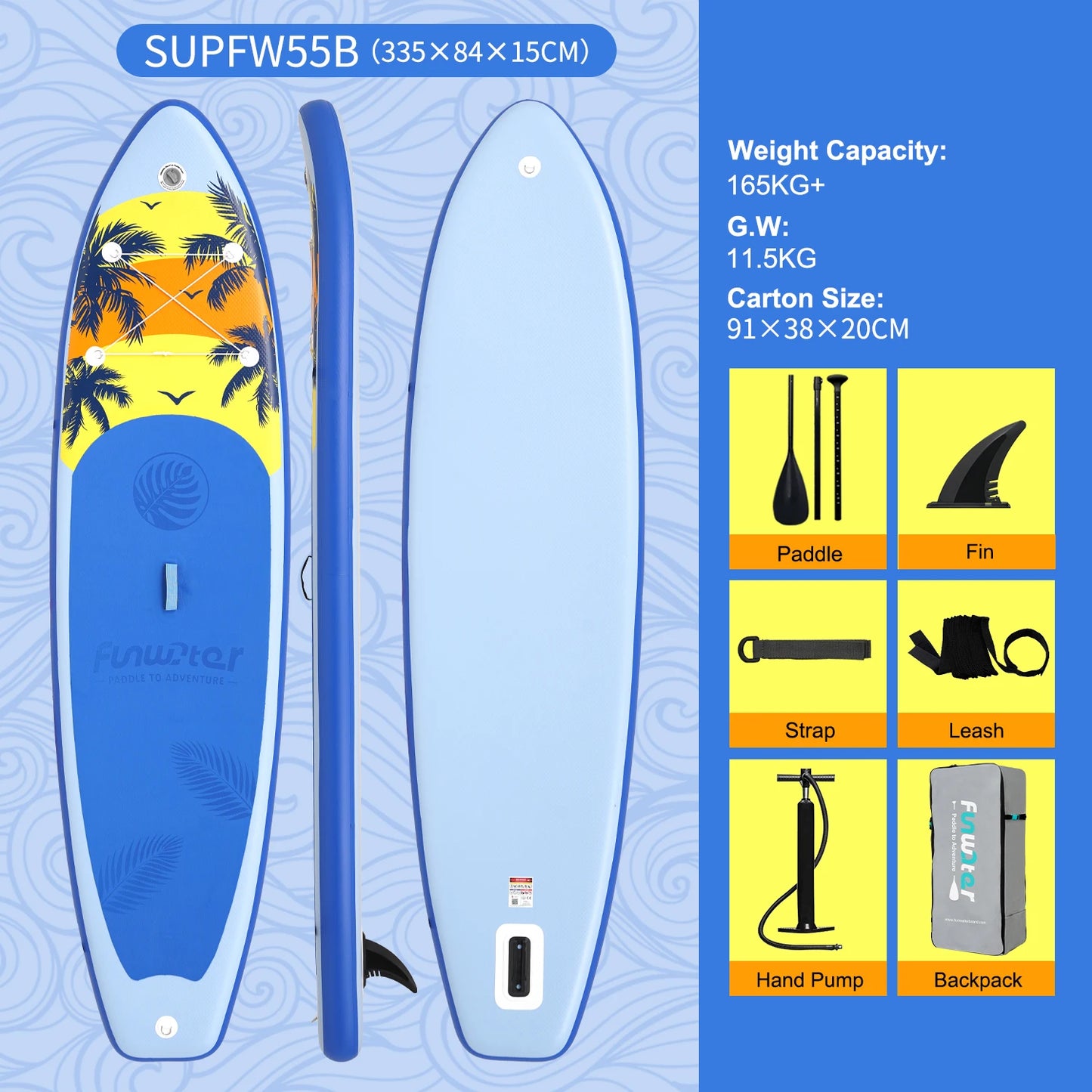 BR Free Shipping Dropshipping Factory Supply Surfboard sup Board Paddle sup Tabla De Surf Inflatable Paddle Board Paddle Surf
