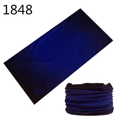 100% Polyester Solid color Microfiber Tubular Multifunction Motorcycle Scarf sports Headband Seamless Tube Bandanas Face Mask